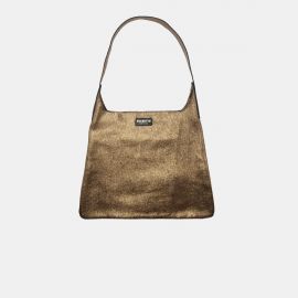 W Bag Frasette in pelle oro crack M 