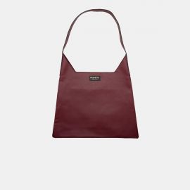 W Bag Frasette in pelle bordeaux M 