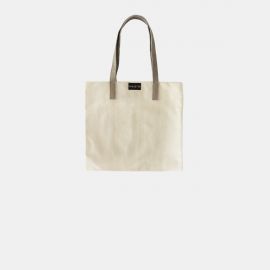 Shopping Bag Frasette in pelle scamosciata burro S