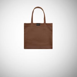 Shopping Bag Frasette in pelle ruggine S