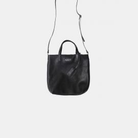 Sack Bag Frasette in pelle nera S