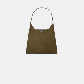 W Bag Frasette in pelle scamosciata verdone stampa cocco S 