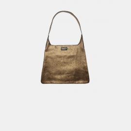 W Bag Frasette in pelle oro crack S 