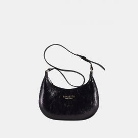 Hobo bag Frasette in pelle nera S